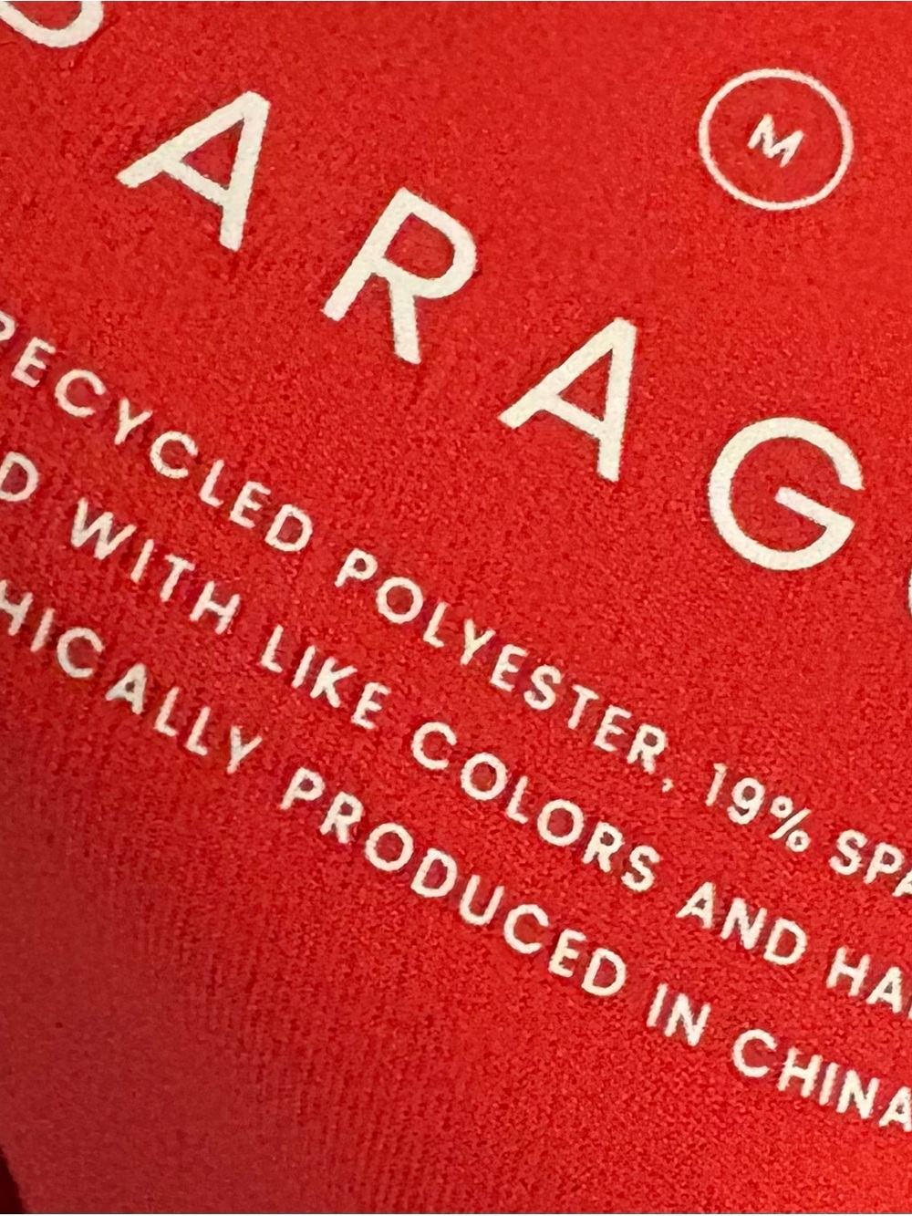 Red Graphic leggings